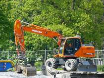 Doosan DX 170W fotografiert in Leiden, Niederlande am 10-05-2009.