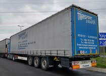 =MB Actros-Sattelzug der Spedition JERMAN aus Slowenien, 04-2022