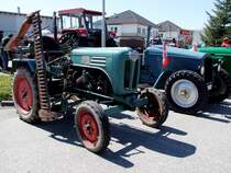 Kramer mit aufgebautem Mhbalken; anlsslich der Oldtimerausstellung in St.Martin/Innkreis; 090419  