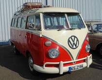 =VW T 1 Samba steht in der Ausstellung der Technorama 2022 in Kassel, 03-2022