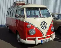 =VW T 1 Samba steht in der Ausstellung der Technorama 2022 in Kassel, 03-2022