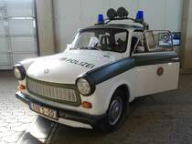 =Sachsenring Trabant steht in der Ausstellung der Technorama 2022 in Kassel, 03-2022