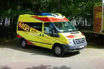 ASB Berlin Ford Transit am 18.06.22 bei der Bundesübung des ASB in Mainz am Bereitstellungsraum