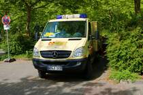 ASB Mercedes Benz Sprinter GW am 18.06.22 bei der Bundesübung des ASB in Mainz am Bereitstellungsraum