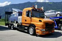 Ein Scania Lader vo Ber Rut? am 26.6.22 beim Trucker Festival Interlaken.