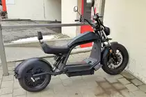 GhostBiker, E-Scooter ohne Führerausweis bis 20 km/h. Gesehen in Wetzikon, Kanton Zürich, Schweiz, am 11. Januar 2022