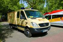 ASB Mercedes Benz Sprinter am 18.06.22 bei der Bundesübung des ASB in Mainz am Bereitstellungsraum