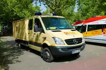 ASB Mercedes Benz Sprinter am 18.06.22 bei der Bundesübung des ASB in Mainz am Bereitstellungsraum