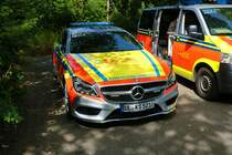 ASB Ulm Mercedes Benz am 18.06.22 bei der Bundesübung des ASB in Mainz am Bereitstellungsraum