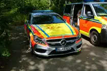 ASB Ulm Mercedes Benz am 18.06.22 bei der Bundesübung des ASB in Mainz am Bereitstellungsraum