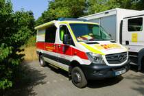 ASB Mercedes Benz Sprinter am 18.06.22 bei der Bundesübung des ASB in Mainz am Bereitstellungsraum