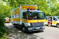 ASB Mercedes Benz Atego LKW am 18.06.22 bei der Bundesübung des ASB in Mainz am Bereitstellungsraum