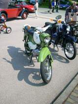 Dieer Simson Habicht war beim Oldtimertreffen in Hartmannsdorf zu sehen