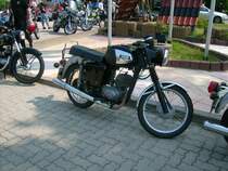 MZ TS150 beim Oldtimertreffen am Nutzfahrzeugmuseum Hartmannsdorf 2009