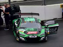 #28, Audi R8 LMS evo II GT3, Montaplast by Land Motorsport, Fahrer: Salman Owega und Christopher Haase. Startaufstellung zum Samstags Rennen 1. ADAC GT Masters Weekend im Niederländischen Zandvoort am 25.6.2022