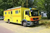 ASB Berlin MAN TGM ELW2 am 18.06.22 bei der Bundesübung des ASB in Mainz am Bereitstellungsraum