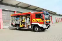 Feuerwehr Hofheim am Taunus MAN TGM Rüstwagen am 10.07.22 bei einen Fototermin