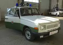 =Wartburg als Polizeifahrzeug, gesehen bei der Technorama 2022 in Kassel, 03-2022