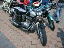 Altes Simson Motorad beim Oldtimertreffen in Hartmannsdorf zum 1.Mai 2009