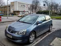 Honda Civic der siebten Generation. Die Aufnahme stammt vom 02.2021.