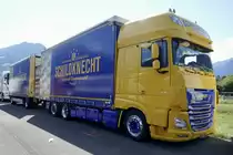 DAF Hängerzug von Schildknecht am 26.6.22 beim Trucker Festival Interlaken.