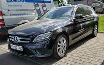 =MB E-Klasse als Dienstfahrzeug der BUNDESWEHR, abgestellt auf dem Parkplatzgelände der RettMobil 2022 in Fulda, 05-2022