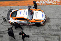 Boxenstopp der #48 Aston Martin Vantage GT4 vom Team: PROsport Racing, Fahrer: Yevgen Sokolovskiy und Christopher Röhner, ADAC GT4 Germany Ständiges Rahmenprogramm des ADAC GT Masters Weekend, Niederlande Zandvoort am 25.6.2022