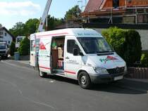 MB Sprinter der Holzbaufirma Preis am 14.05.09 in 36100 Petersberg-Marbach