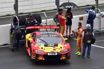 #69 Audi R8 LMS evo II GT3, Car Collection Motorsport: Fahrer: Florian Spengler und Markus Winkelhock, Samstags Rennen 1. ADAC GT Masters Weekend im Niederländischen Zandvoort am 25.6.2022