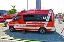 Feuerwehr Groß Gerau Mercedes Benz Sprinter ELW am 03.07.22 beim Tag der offenen Tür