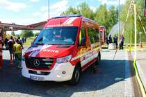 Feuerwehr Groß Gerau Mercedes Benz Sprinter ELW am 03.07.22 beim Tag der offenen Tür