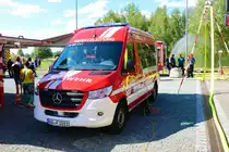 Feuerwehr Groß Gerau Mercedes Benz Sprinter ELW am 03.07.22 beim Tag der offenen Tür
