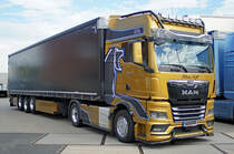 MAN TGX 18.640 am 13.07.2022 in Mönchengladbach.