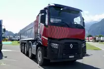 Ein Renault Kipper Vorführfahrzeug am 26.6.22 beim Trucker Festival Interlaken.