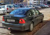 Rückansicht: Opel Vectra B in Februar 2021.