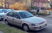 Toyota Corolla E100 in Februar 2021.
