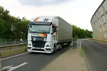 MAN TGX am 09.07.22 am Flughafen Frankfurt 