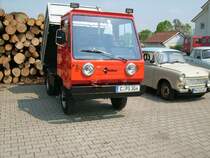 Multicar M25 mit dem Kohlekipperaufbau beim Oldtimertreffen in Hartmannsdorf 2009