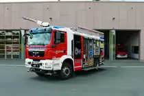 Feuerwehr Eschborn MAN TGM TLF4000 (Florian Eschborn 1-24) am 09.07.22 bei einen Fototermin