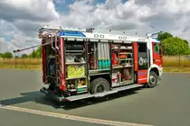 Feuerwehr Eschborn MAN TGM TLF4000 (Florian Eschborn 1-24) am 09.07.22 bei einen Fototermin