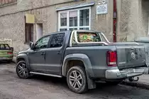 Rückansicht: VW Amarok in Februar 2021.