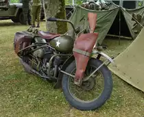 Eine weiteres Harley Davidson Motorrad, war am Tag der offenen Tür bei der luxemburgischen Armee zu sehen. 10.07.2022