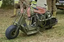 Dieses mir unbekannte Kleinmotorrad, war mir am Tag der offenen Tür bei der luxemburgischen Armee aufgefallen. 10.07.2022