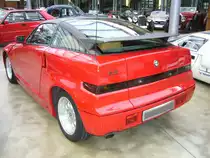 Heckansicht eines Alfa Romeo SZ. Classic Remise Düsseldorf.