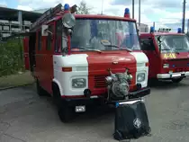 Mercedes Benz LF 408 G mit Ziegler Aufbau aus dem Jahr 1969. 2. Oldtimerfeuerwehrtreffen an der  Alten Dreherei  in Mülheim an der Ruhr am 16.07.2022.