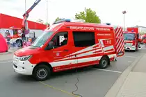 Feuerwehr Münster Mercedes Benz Sprinter ELW am 09.07.22 beim Kreisfeuerwehrtag der Feuerwehr Münster
