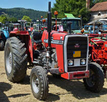 Massey Ferguson 265, BJ 1979, 65 PS, war beim Oldtimertreffen in Waarken ausgestellt. 24.07.2022
