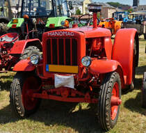Hanomag R40, BJ 1943, 40 PS, war beim Oldtimertreffen in Waarken zusehen. 24.07.2022
