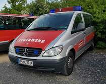 =MB Vito vom Brandschutzamt Kreis BERGSTRAßE steht auf dem Parkplatz der Rettmobil 2022, 05-2022