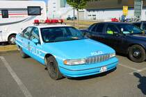 Amerikanisches Polizeifahrzeug aus New York am 16.07.22 beim ADAC Truck Grand Prix auf dem Nürburgring